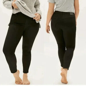 Everlane The‎ Curvy High Rise Skinny Jean 25 Crop Black Wash 25.5" Inseam